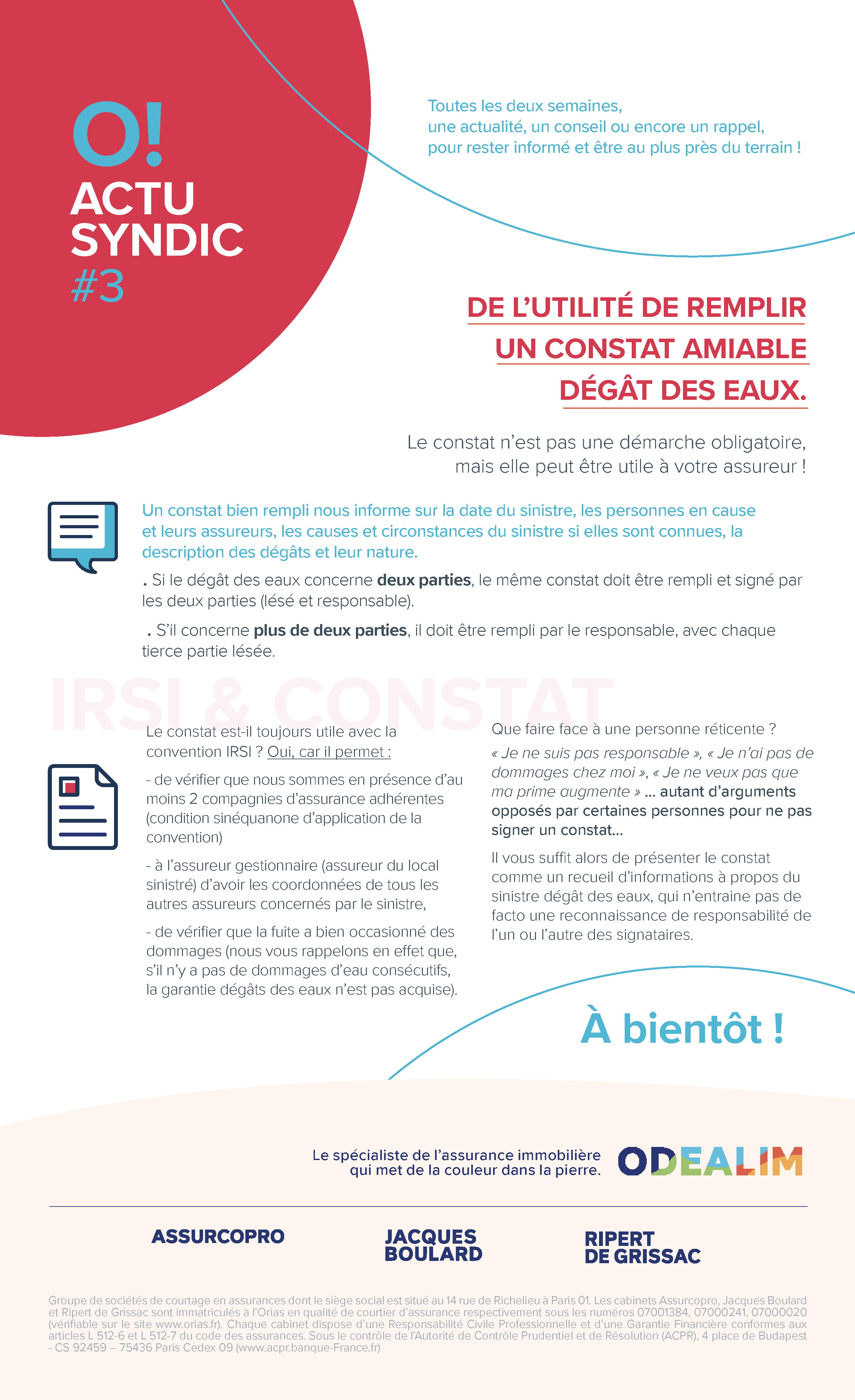 Tout savoir sur le constat amiable - Informations utiles - Sinistre 