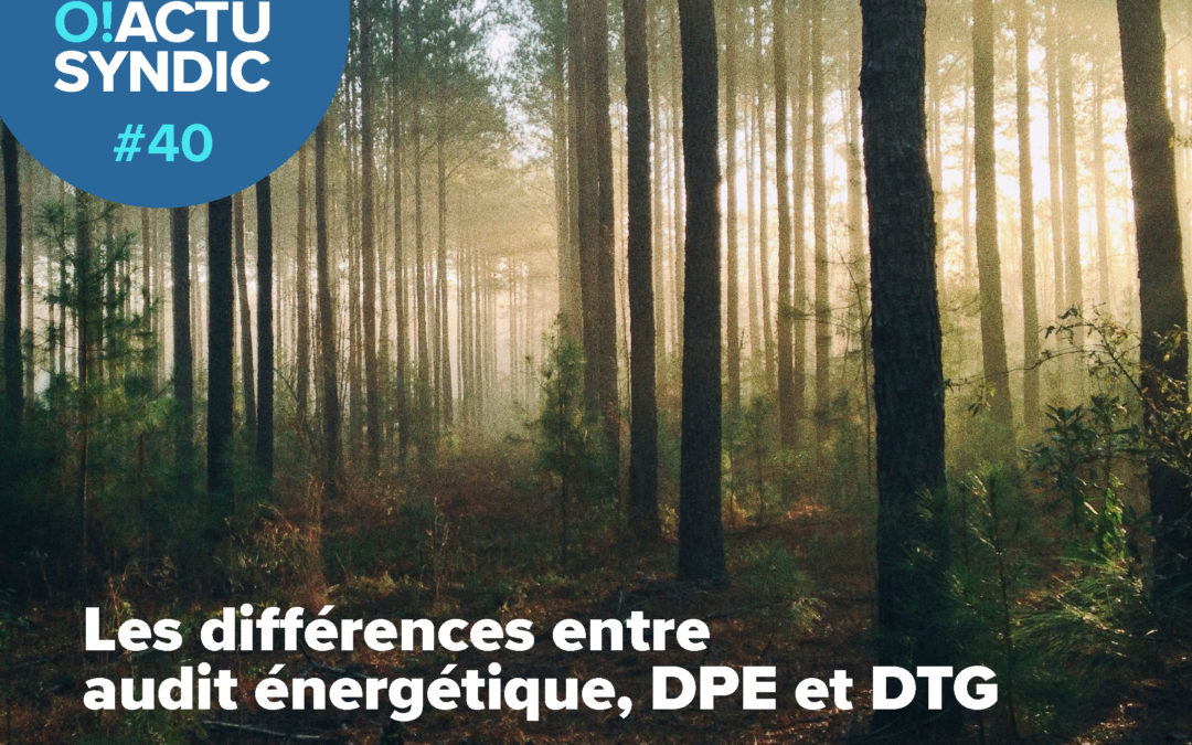 Les différences entre audit énergétique, DPE et DTG